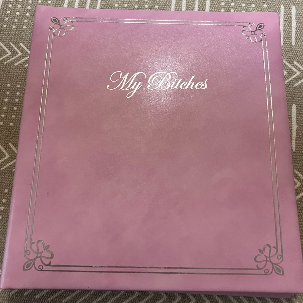 Urban Outfitters “My Bitches” Pink Photo Album